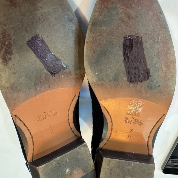 Coach Black Suede Carter Ankle Booties - Picture 10 of 11